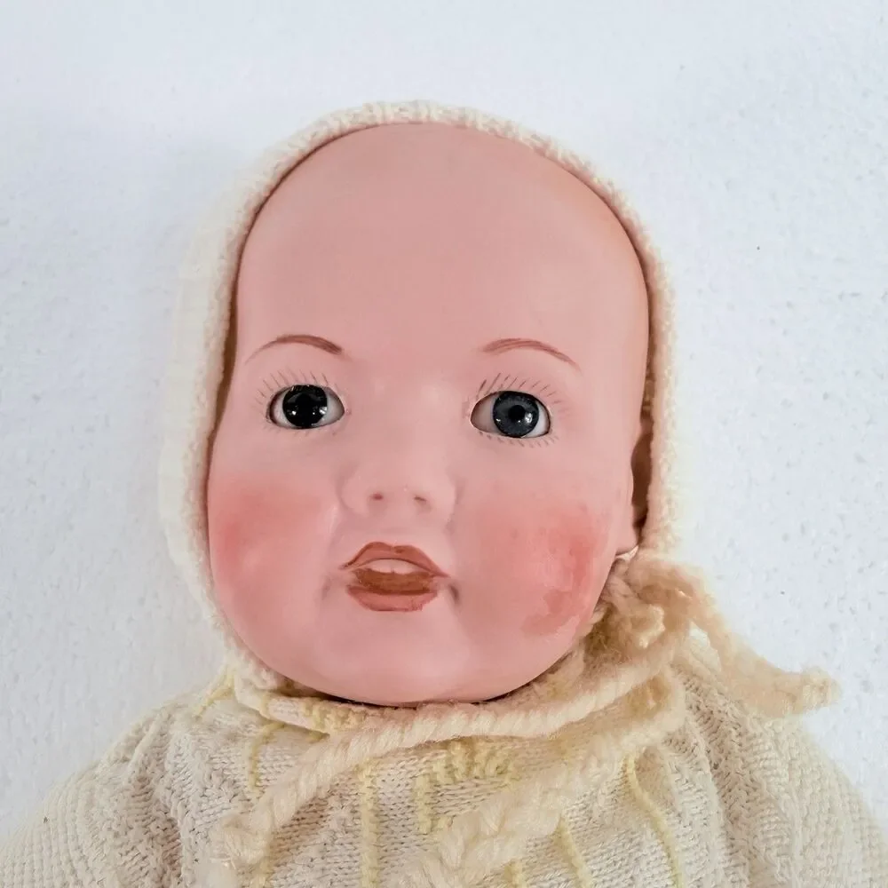 Kestner Hilda Doll Vintage Porcelain Bisque Repro Artist Signed Troy Michael VTG